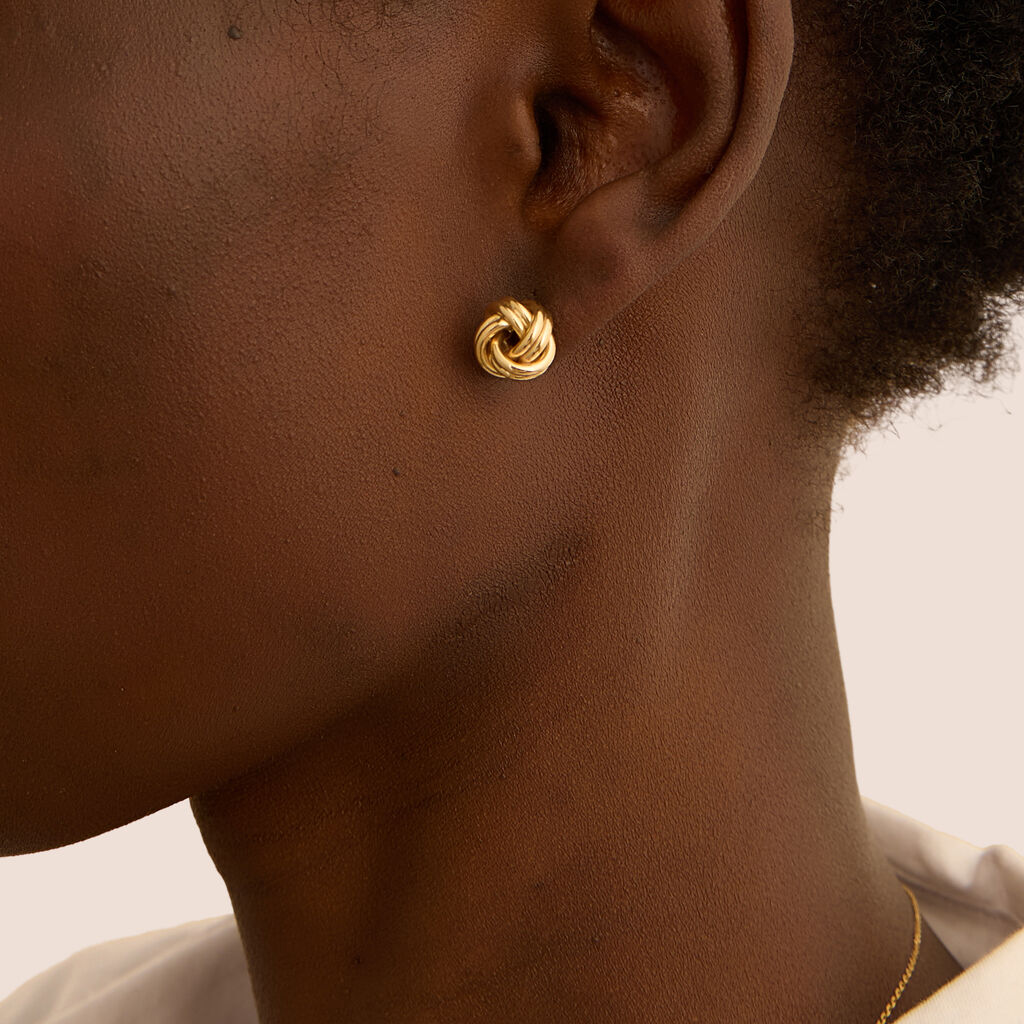 Orecchini Lobo Isabelle Oro Giallo