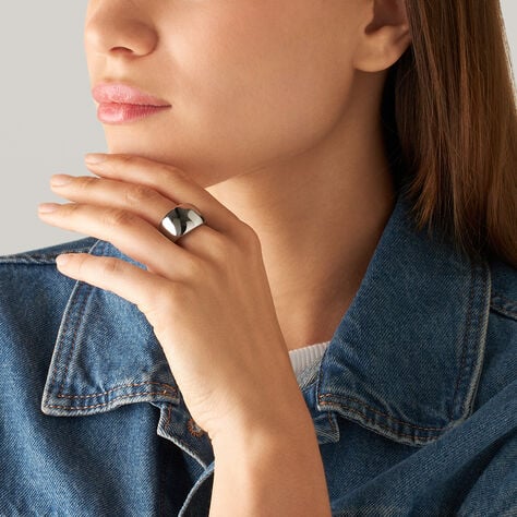 Anello Fascia Lady Code Acciaio - Anelli Moderni  | Stroili
