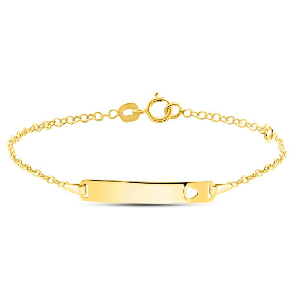 Bracciale Con Targhetta Religious Gold Oro Giallo - Bracciali Love Bambino | Stroili