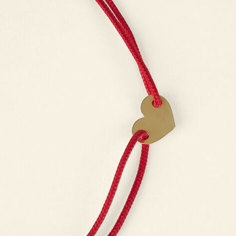 Bracciale Filodamore in Oro Rosa 9kt e Cuore Piccolo in Argento 925 o