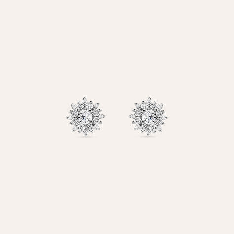 Orecchini Lobo Silver Elegance Argento Cubic Zirconia - Orecchini a Lobo Donna | Stroili