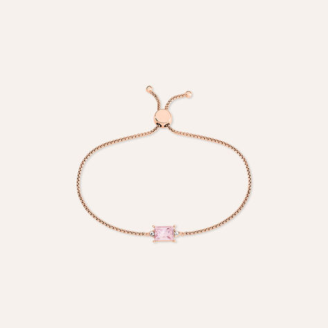Bracciale Punto Luce Violet Ottone Rosa Cristallo - Bracciali Donna | Stroili