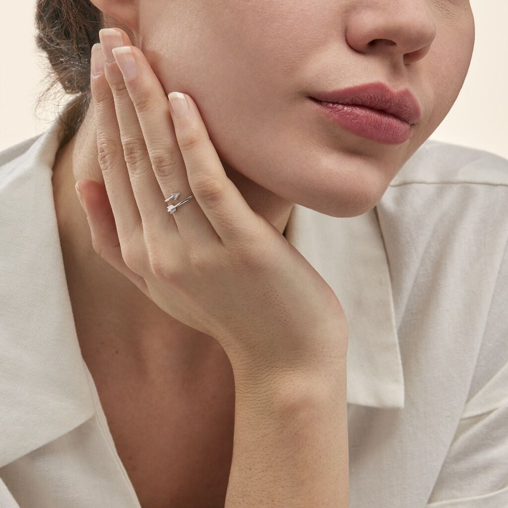 Anello Fantasia Sophia Oro Bianco Diamante - Anelli con Pietre Donna | Stroili