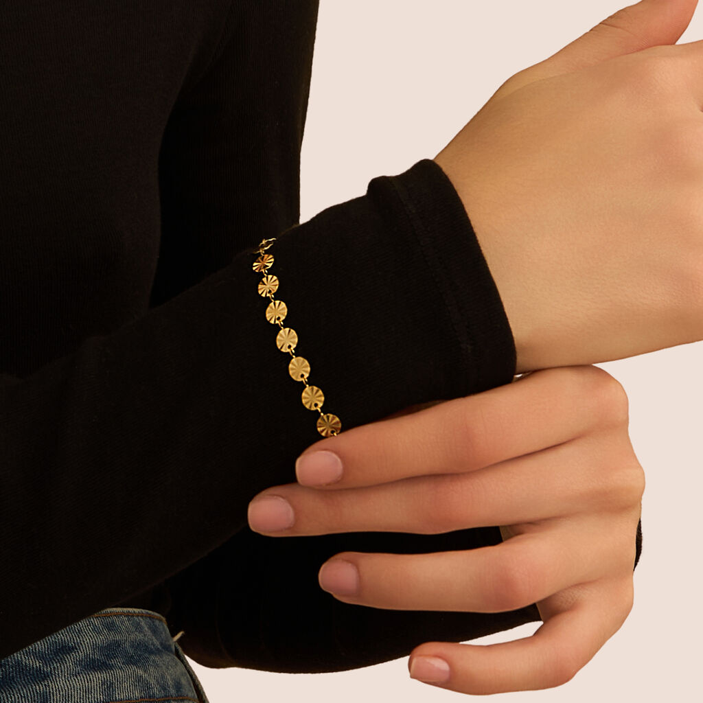 Bracciale Radiance Acciaio Dorato