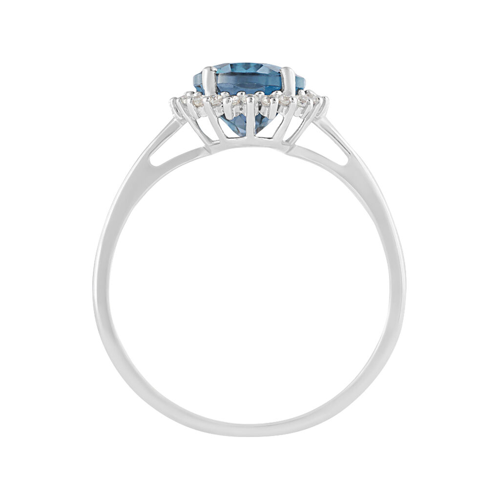 Anello Solitario Amélie Oro Bianco Topazio Cubic Zirconia - Anelli con Pietre Donna | Stroili