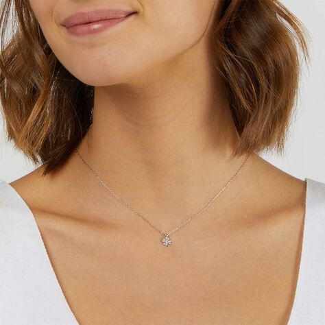 Collana Claire Oro Bianco Cubic Zirconia - Collane Donna | Stroili