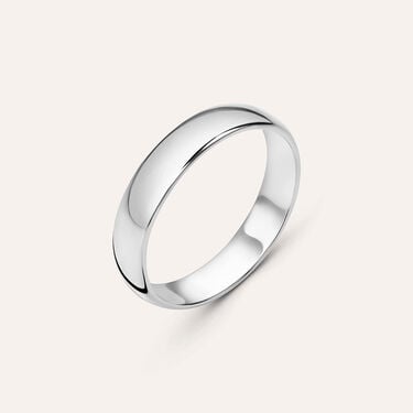 Fede Mantovana 4.5 mm Oro Bianco