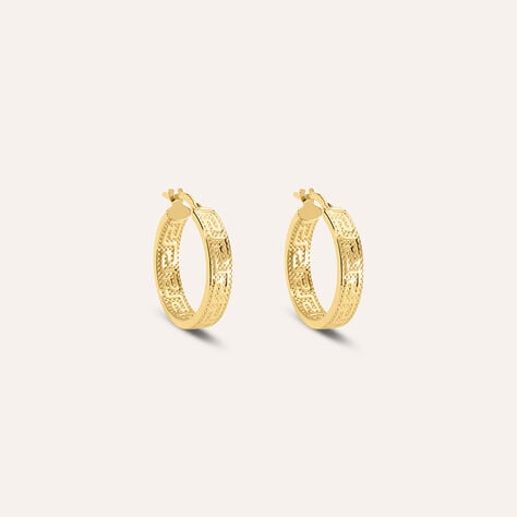 Orecchini A Cerchio Toujours Oro Giallo - Orecchini a Cerchio Donna | Stroili