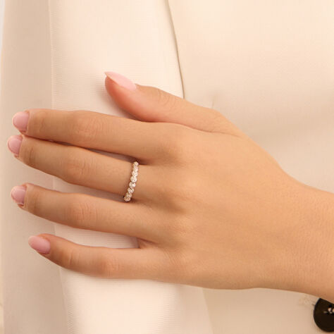 Anello Riviere Sophia Oro Bianco Diamante - Anelli Riviere Donna | Stroili