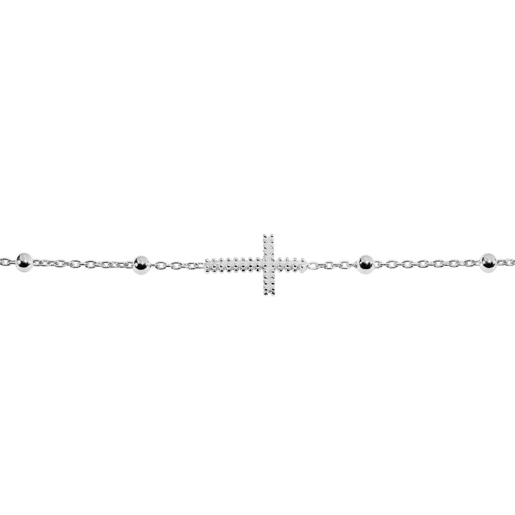Bracciale Rosario Silver Soul Argento Rodiato Cubic Zirconia - Bracciali con Rosario Donna | Stroili
