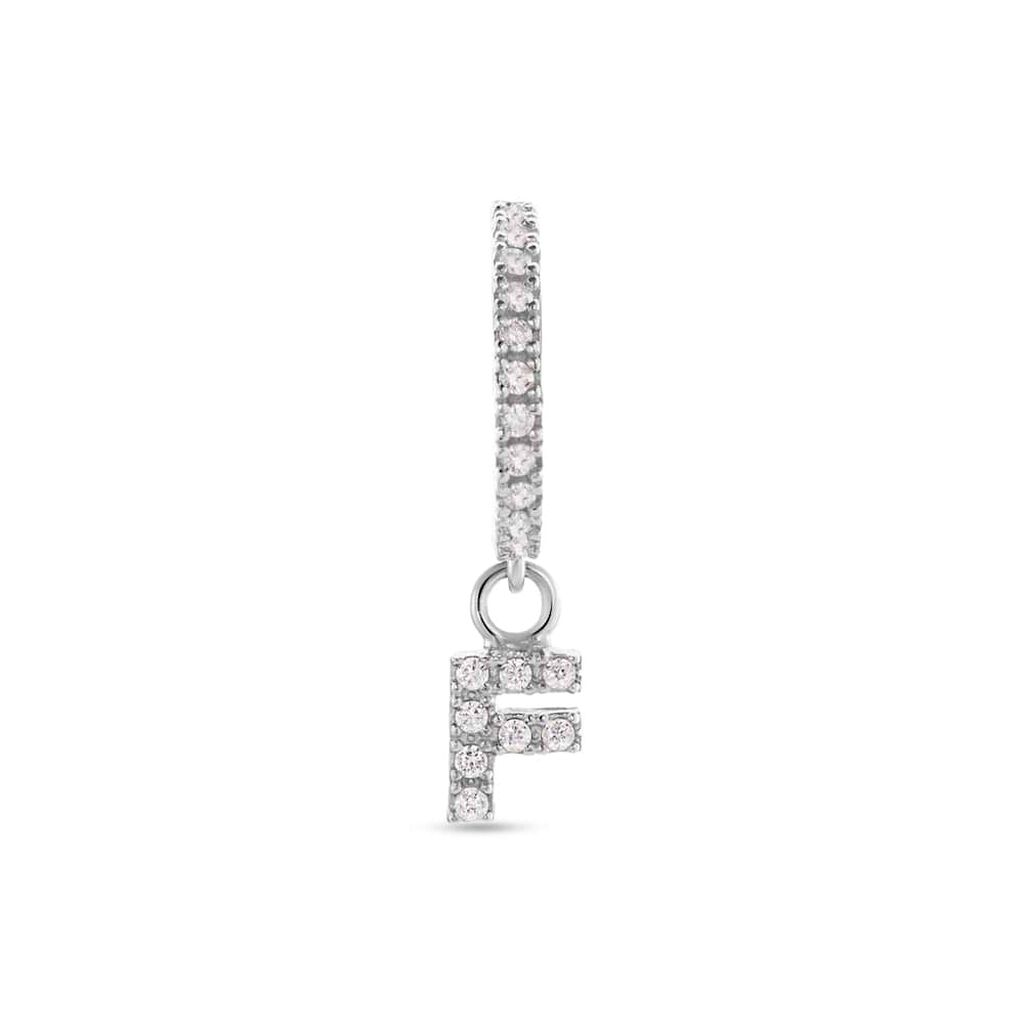 Mono Orecchino A Cerchio Silver Moments Argento Rodiato Cubic Zirconia - Mono Orecchino Donna | Stroili