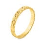 Fede Classica Diamantata 2.5 mm Oro Giallo