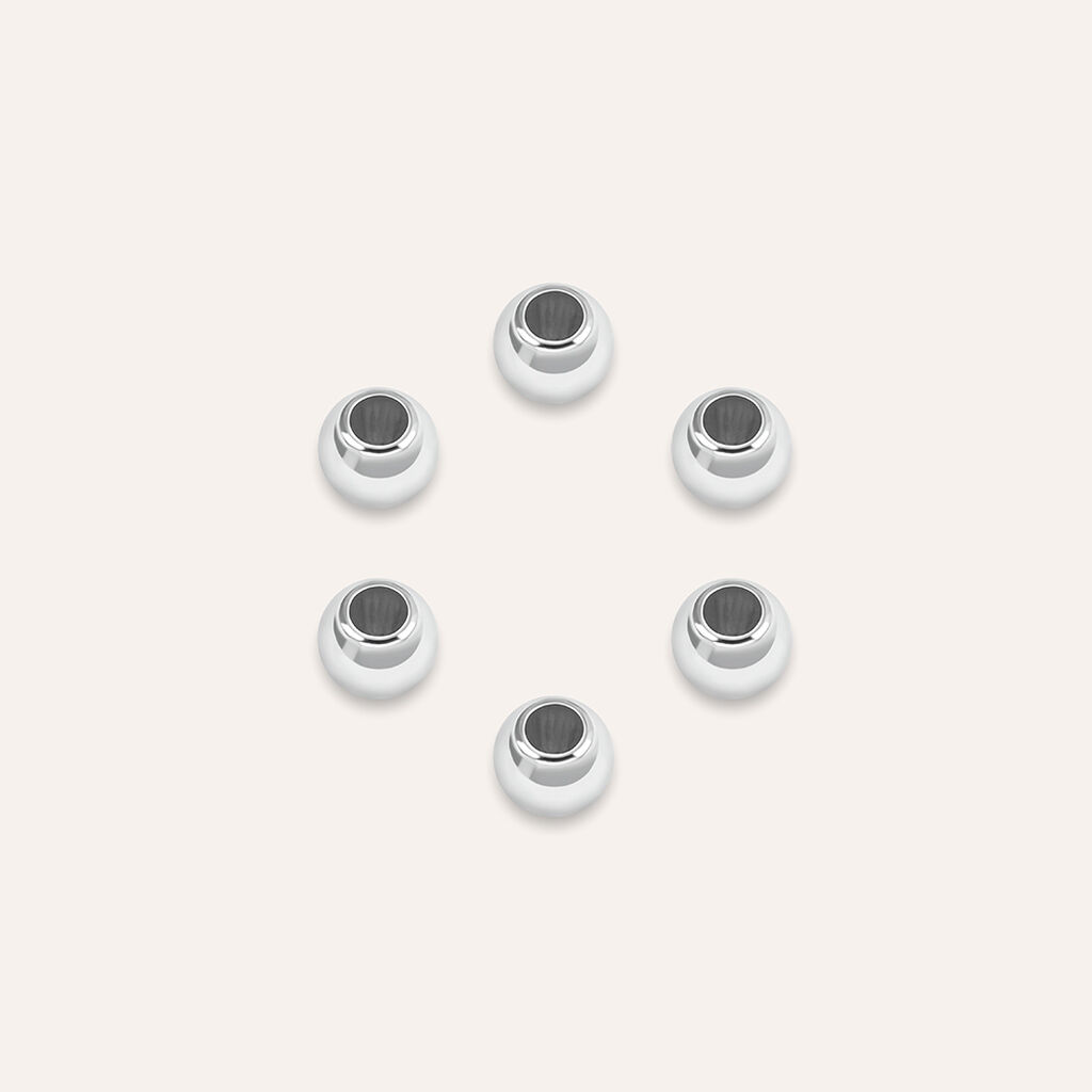 Bead Love Beats Argento Rodiato