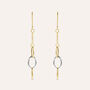 Orecchini Pendenti Beverly Oro Bicolore