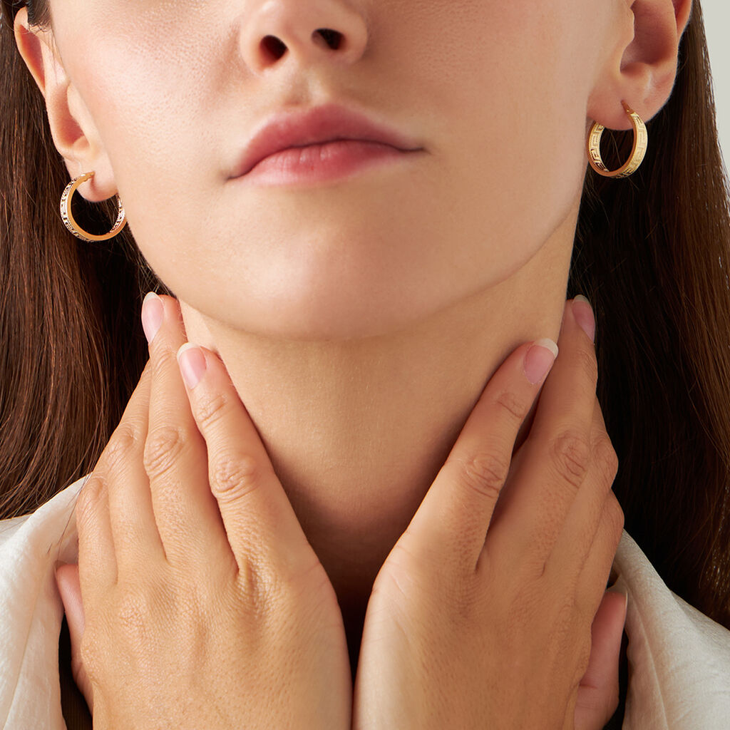 Orecchini A Cerchio Toujours Oro Giallo - Orecchini a Cerchio Donna | Stroili