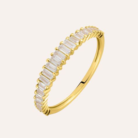 Anello Riviere Claire Oro Giallo Cubic Zirconia - Anelli Riviere Donna | Stroili