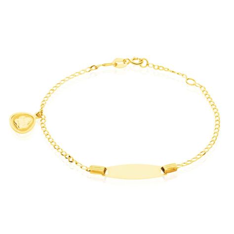 Bracciale Con Targhetta Holy Oro Giallo - Bracciali con Incisione Bambino | Stroili