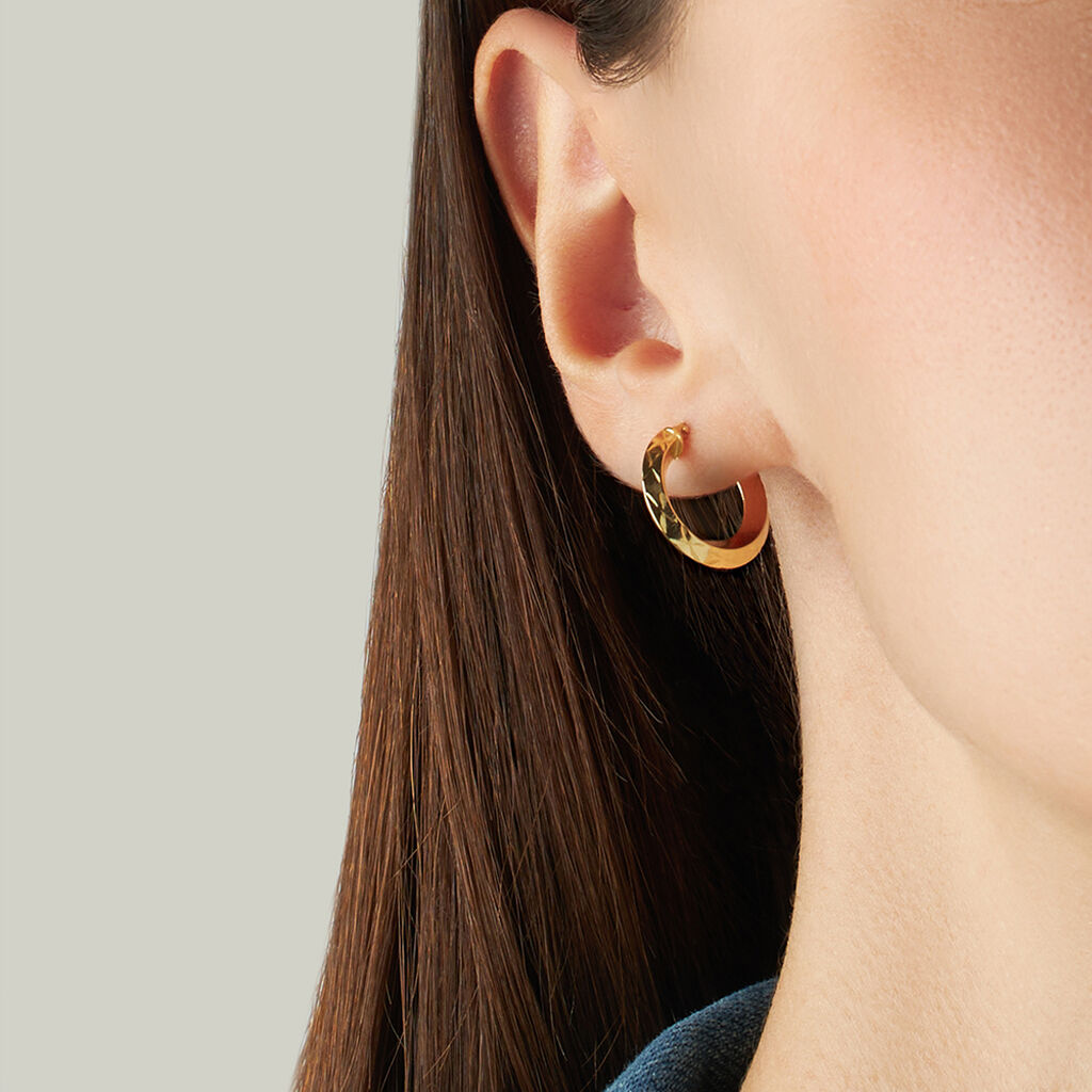 Orecchini A Cerchio Toujours Oro Giallo - Orecchini a Cerchio Donna | Stroili