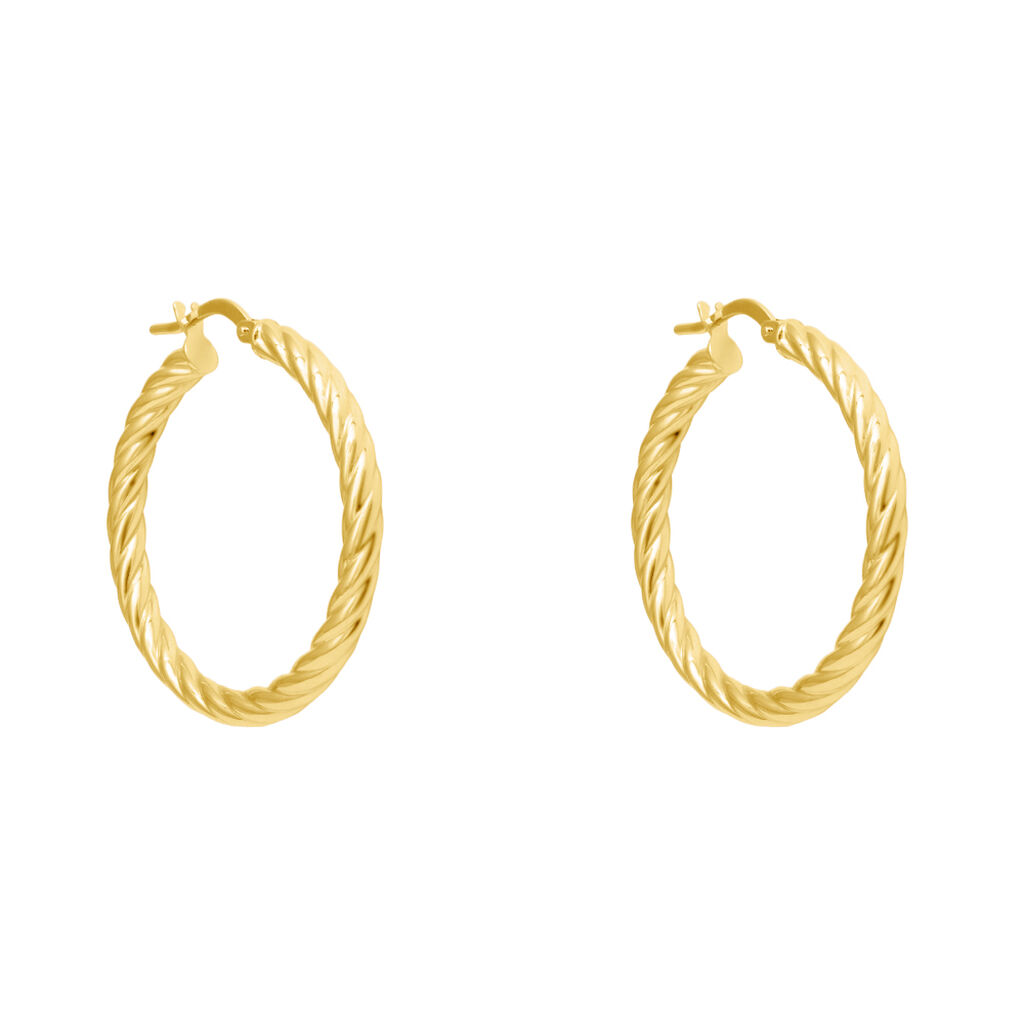 Orecchini A Cerchio Toujours Oro Giallo - Orecchini a Cerchio Donna | Stroili
