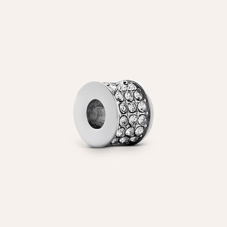 Bead Essential Code Acciaio Cristallo - Beads Uomo | Stroili