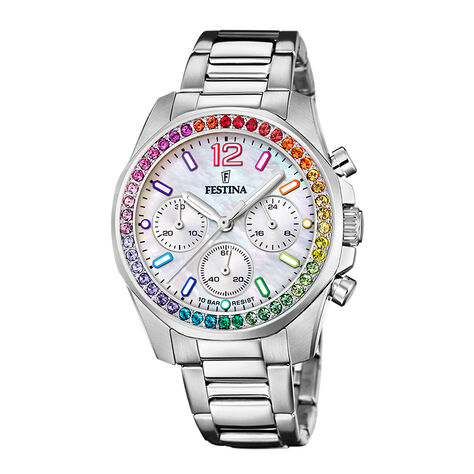 Orologio Al Quarzo Festina Rainbow F20606/2 - Orologi Cronografo Donna | Stroili