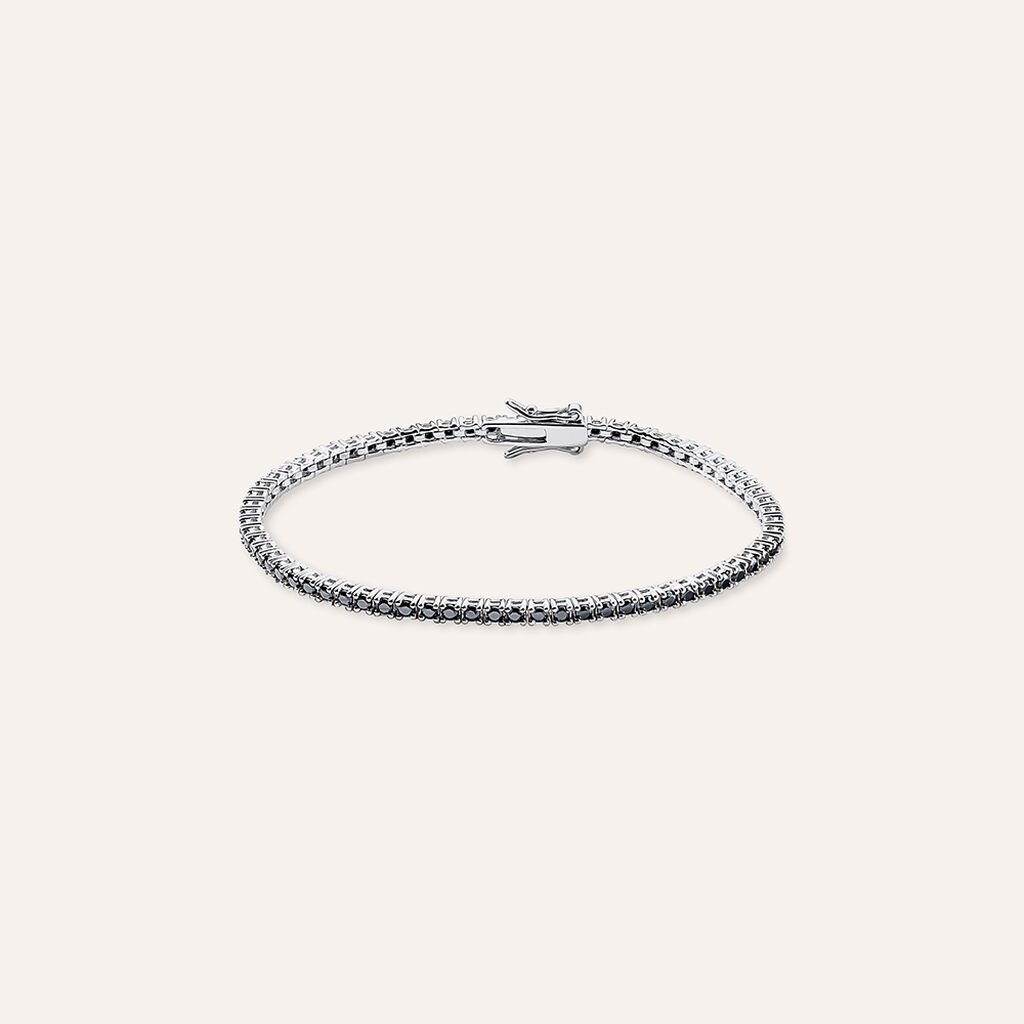 Bracciale Tennis Silver Elegance Argento Rodiato Cubic Zirconia