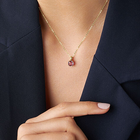 Collana Punto Luce Amélie Oro Giallo Ametista - Collane Punto Luce Donna | Stroili
