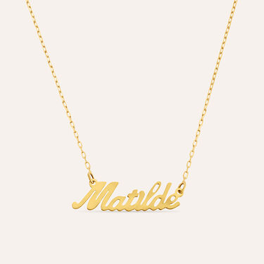 Collana Matilde Gold Names Oro Giallo