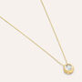 Collana Punto Luce Claire Oro Giallo Cubic Zirconia