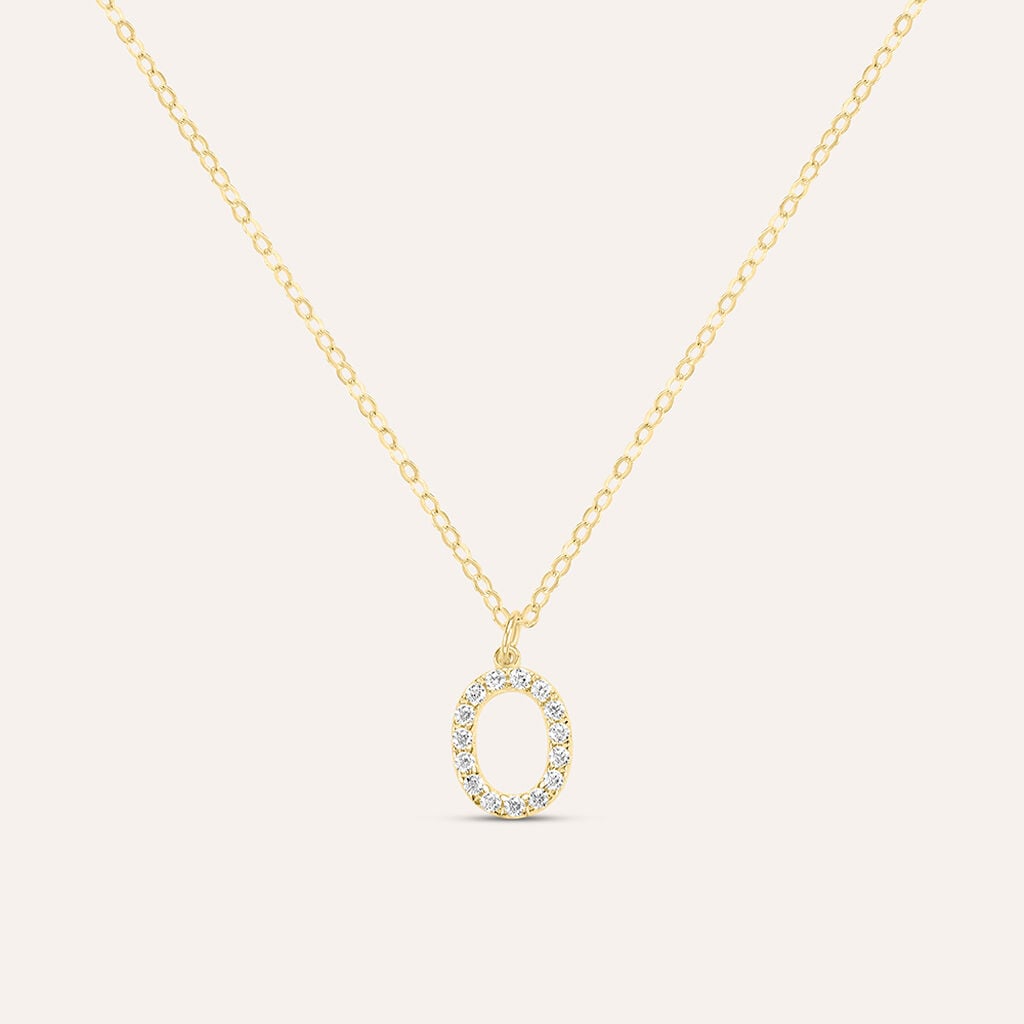 Collana Claire Oro Giallo Cubic Zirconia