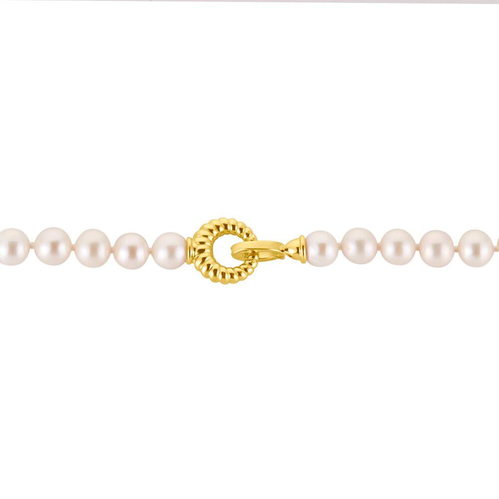 Collana Gabrielle Oro Giallo Perla D'Acqua Dolce - Collane Donna | Stroili