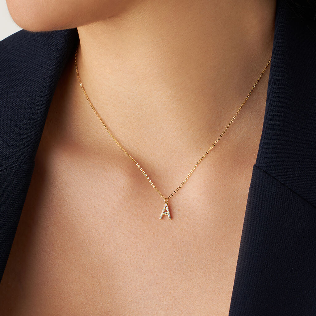 Collana Claire Oro Giallo Cubic Zirconia - Collane Donna | Stroili