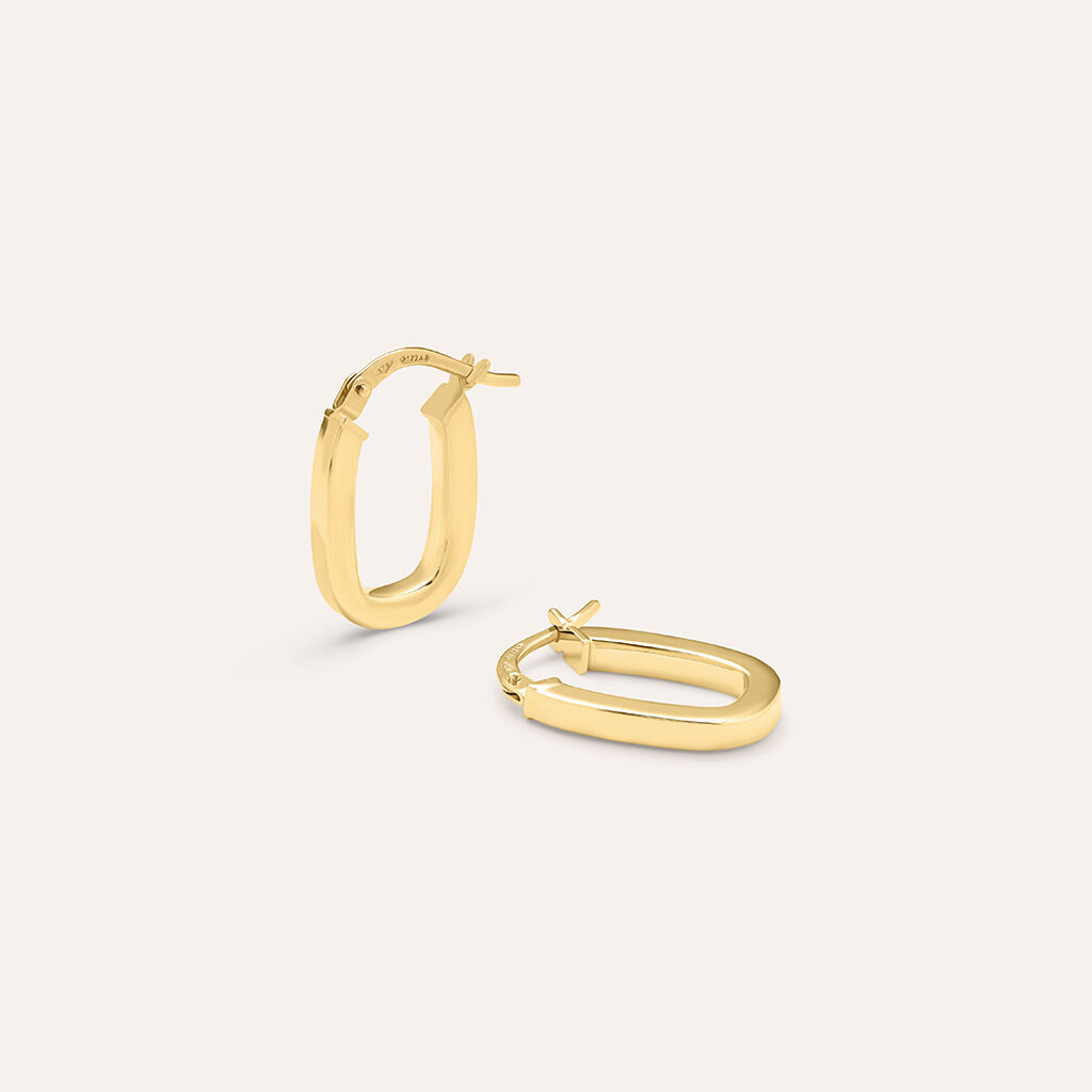 Orecchini A Cerchio Toujours Oro Giallo - Orecchini Donna | Stroili