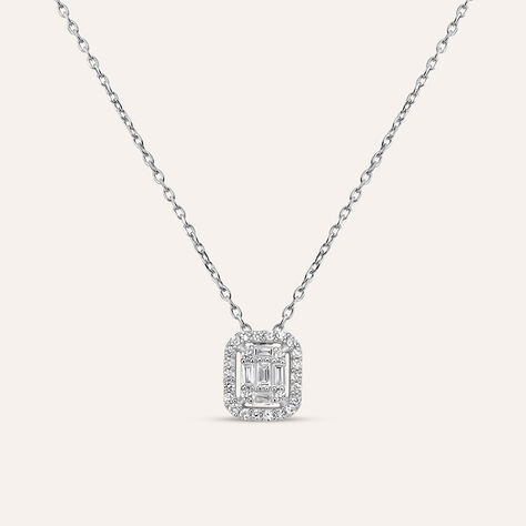 Collana Sophia Oro Bianco Diamante - Collane Donna | Stroili