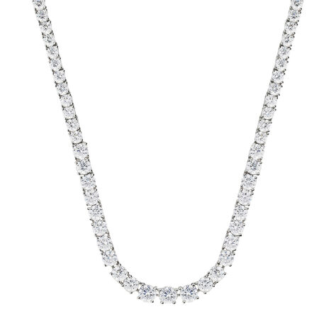 Collana Tennis Silver Elegance Argento Rodiato Cubic Zirconia - Collane Tennis Donna | Stroili