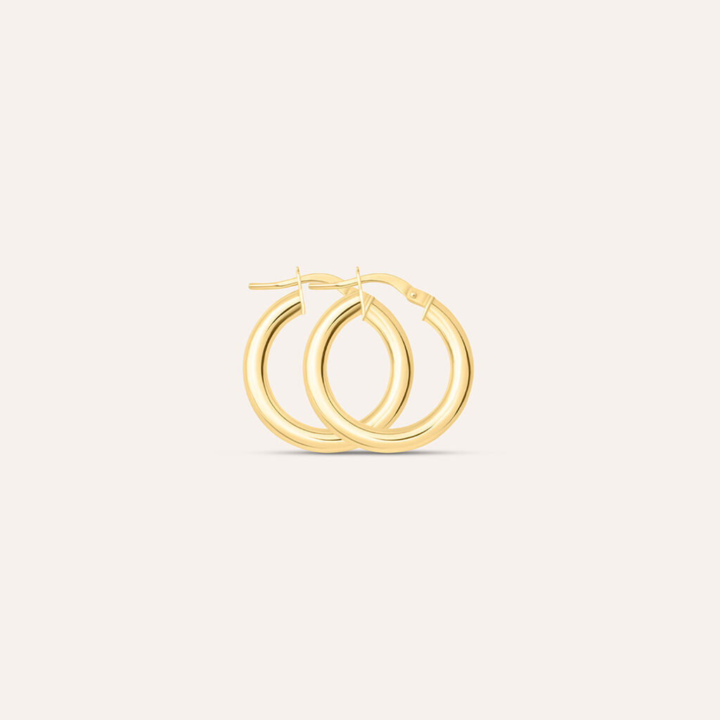 Orecchini A Cerchio Toujours Oro Giallo - Orecchini a Cerchio Donna | Stroili