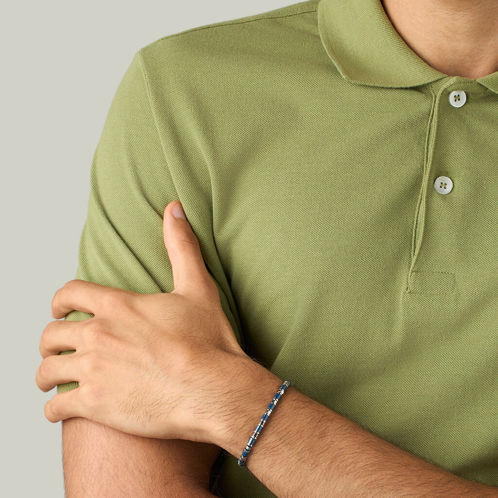 Bracciale Man Code Acciaio - Bracciali Uomo | Stroili