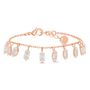 Bracciale Multi Punto Luce Romantic Shine Metallo Rosa Cristallo