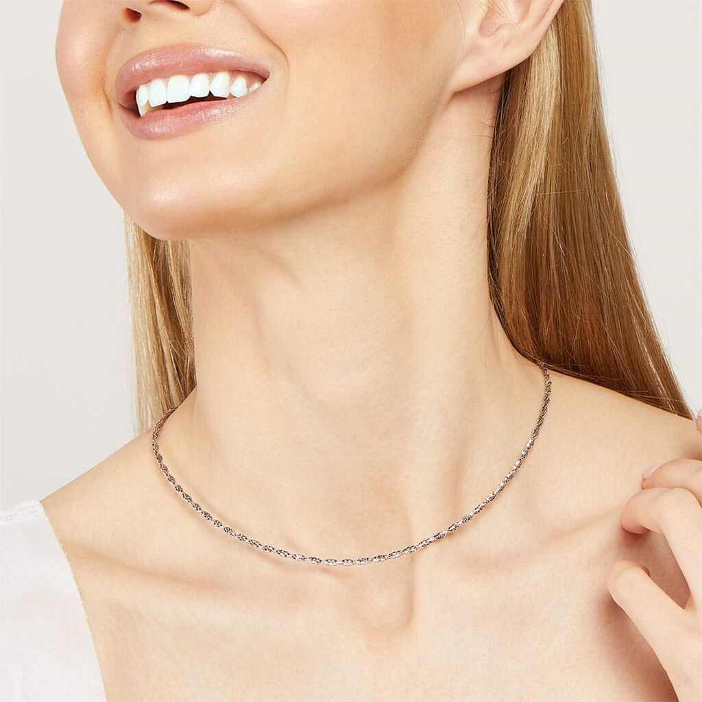 Catena Silver Collection Argento Rodiato - Collane Catena Donna | Stroili
