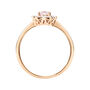 Anello Solitario Kate Jasmine Oro Rosa Morganite Diamante