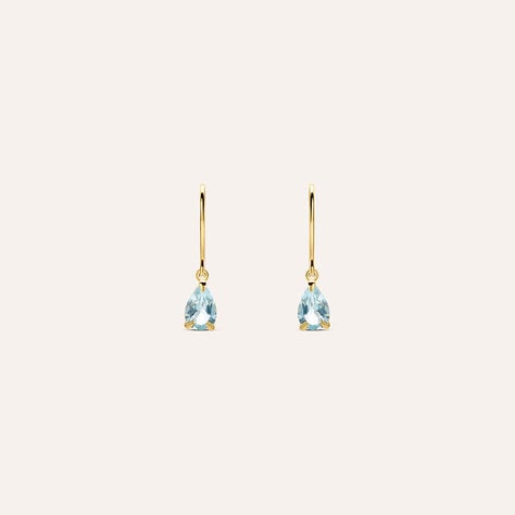 Orecchini Lobo Punto Luce Am&eacute;lie Oro Giallo Topazio - Orecchini a Lobo Donna | Stroili