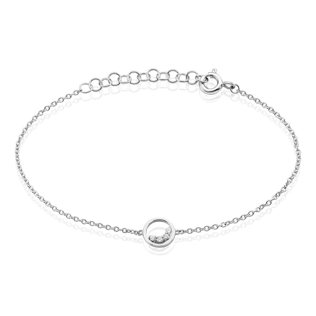 Bracciale Silver Elegance Argento Rodiato Cubic Zirconia