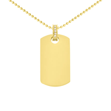 Collana Radiance Acciaio Dorato Cristallo - Collane Donna | Stroili