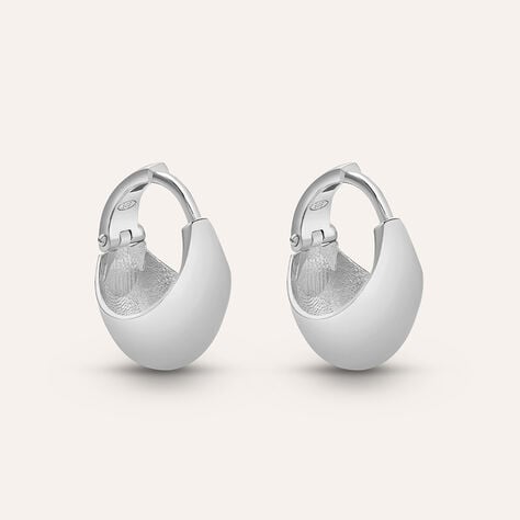 Orecchini A Cerchio Silver Collection Argento Rodiato - Gioielli Donna | Stroili