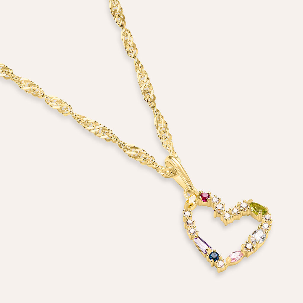 Pendente Claire Oro Giallo Cubic Zirconia