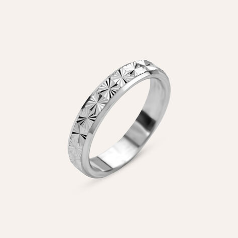 Anello Fedina Silver Collection Argento Rodiato - Anelli con Incisione Unisex | Stroili