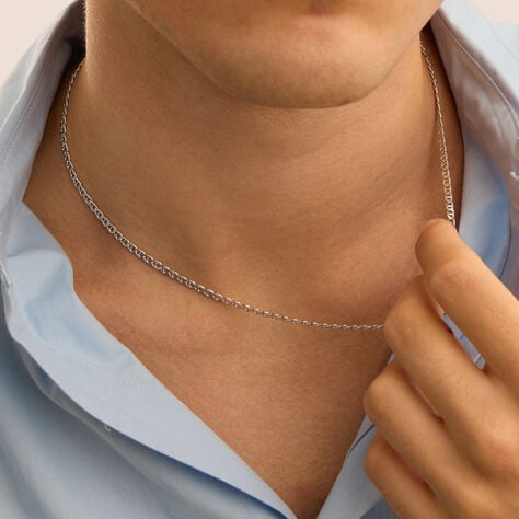 Catena Gentleman Argento Rodiato - Gioielli Uomo | Stroili