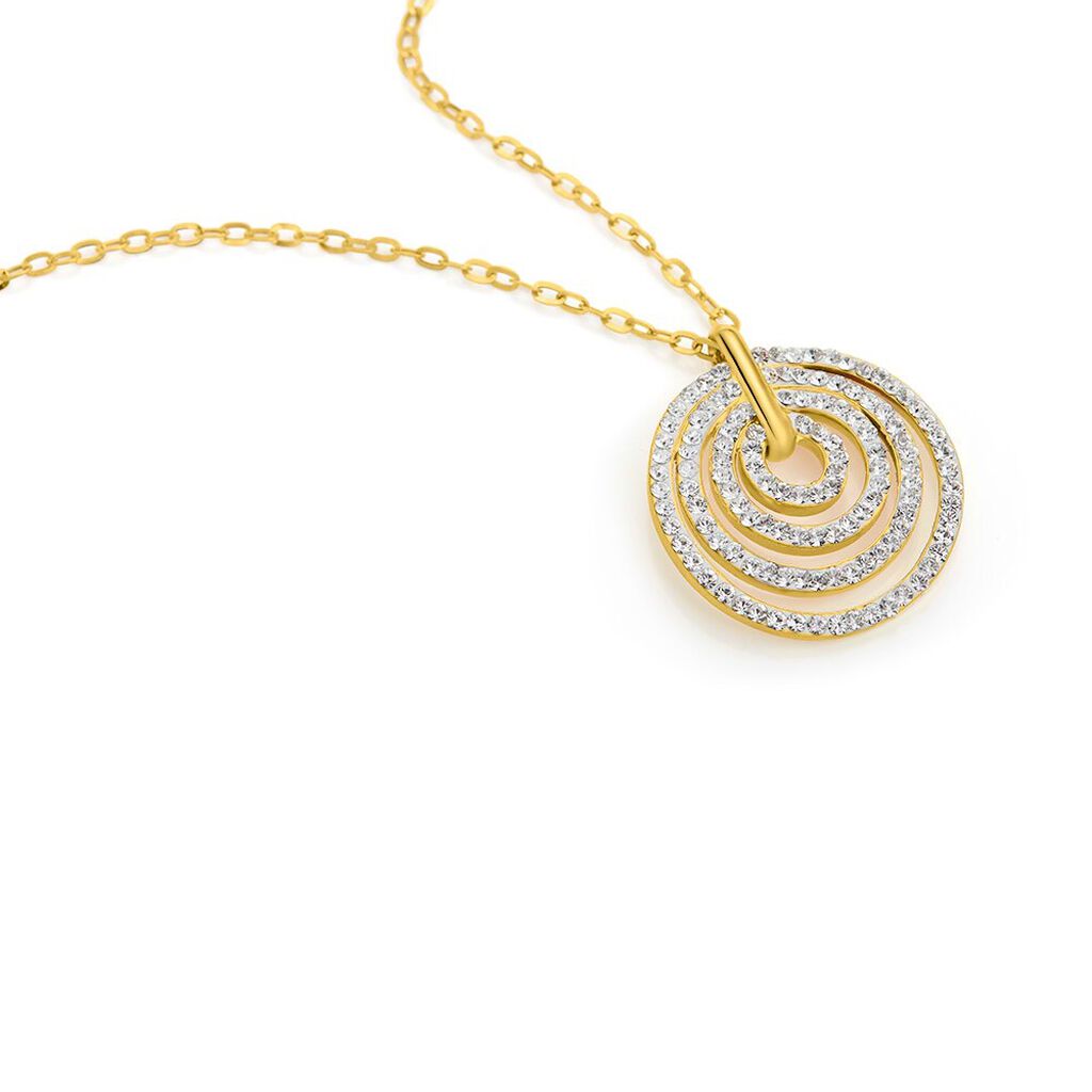 Collana Christelle Oro Giallo Cristallo - Collane Donna | Stroili