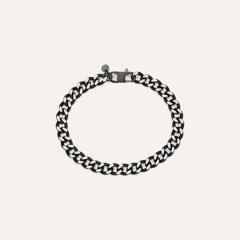 Bracciale Catena Man Code Acciaio Nero - Bracciali Uomo | Stroili