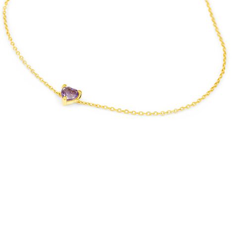 Bracciale Punto Luce Amélie Oro Giallo Ametista - Bracciali Love Donna | Stroili